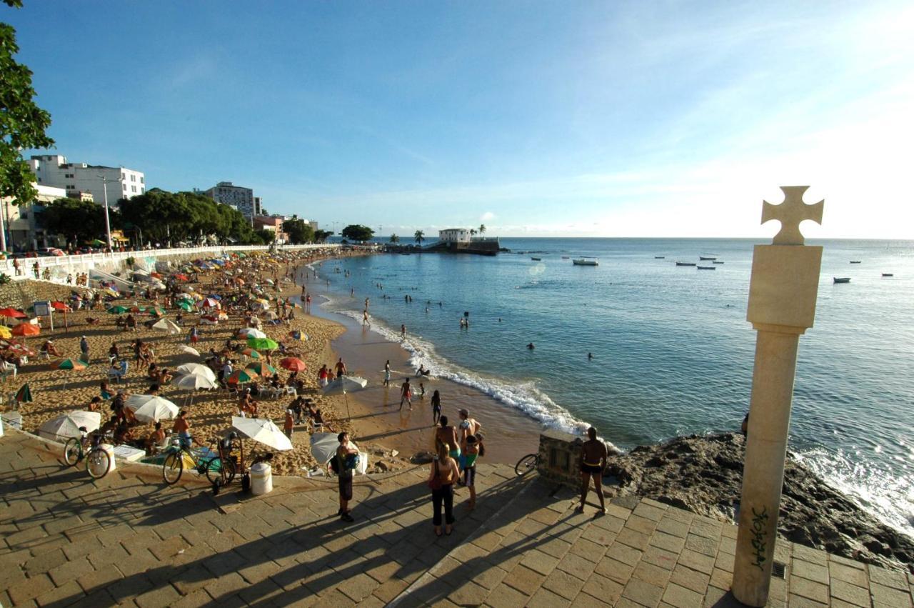 Flat Atlatic City Apart Hotel Barra Ondina Em Salvador Bagian luar foto