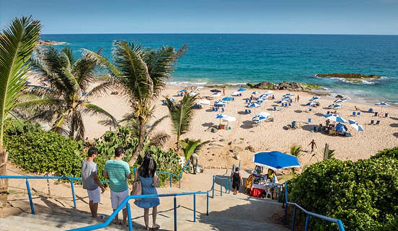 Flat Atlatic City Apart Hotel Barra Ondina Em Salvador Bagian luar foto