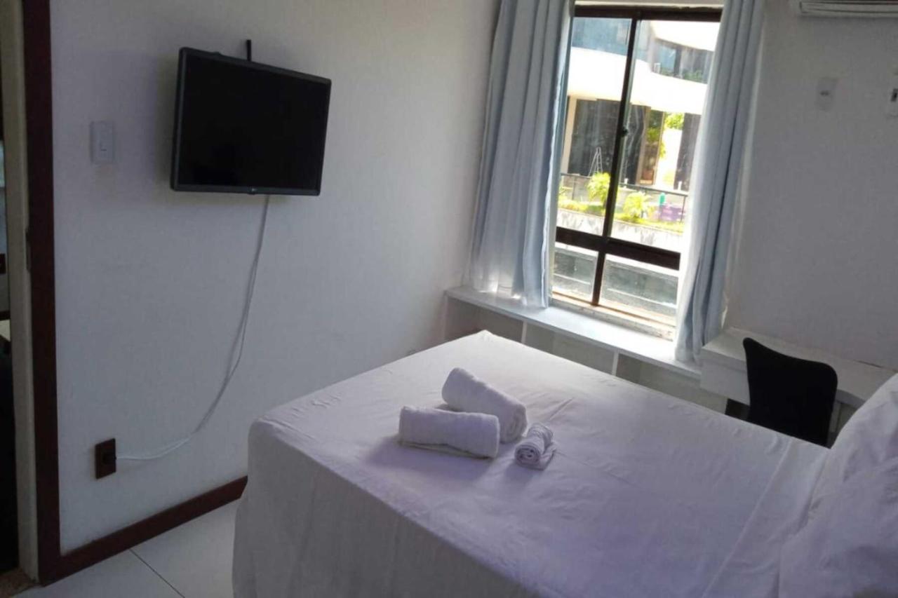 Flat Atlatic City Apart Hotel Barra Ondina Em Salvador Bagian luar foto